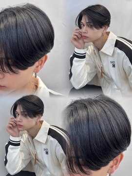 ネーム バイ グロー 大宮(NE:M by GLROW) ☆曲がる縮毛フェザーショート毛流れパーマ髪質改善
