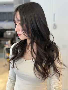 リアン 本厚木(LIAN) レイヤーカットハッシュカットミディアムレイヤー顔周りカット