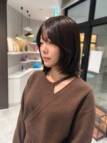 アッシュ 武蔵新城店(Ash)&nbsp;顔周りレイヤーボブ