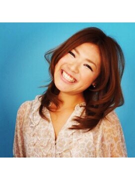 ヘアサロン ササヨシ(hair salon SASAYOSHI) ガーリーセミロングスタイル