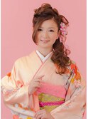 成人式・卒業式☆華やかアップスタイル