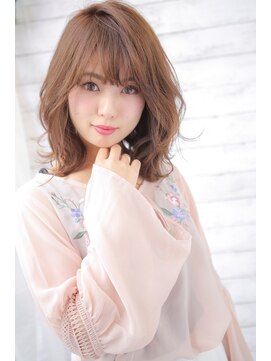 ナナナパレナ 梅田店(nanana parena) 春♪外ハネひし形セミディ☆【nanana parena】