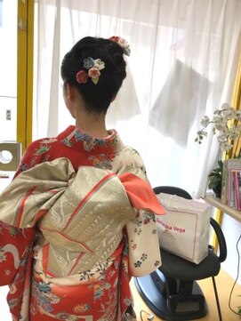かみゆい 着付けヘアセット
