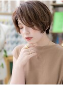 くせ毛風無造作カールアシンメトリー大人ボブb大宮20代30代40代!