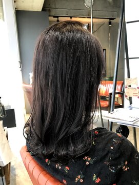 インス(ensue) ensue京都◇艶カラー×ダークモカブラウン20代30代人気◇中島