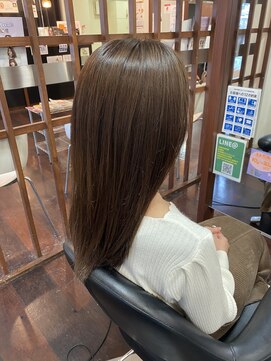 ビューティーヘアサロン アングル 八戸ノ里店(Beauty Hair Salon angle) 艶やかなロングヘア