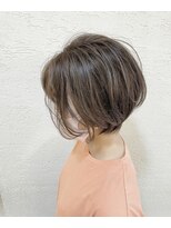 グリームス ヘアデザイン(GLEAMS Hair Design) 流行りの脱白髪染めショート（極細ハイライト）♪