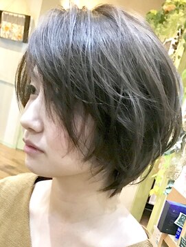 ヘアカフェ コトノハ(hair cafe Kotonoha) 【コトノハ】センシュアルショート小顔可愛い甘辛 束感ショート
