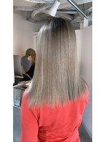 ラフ 難波店(LAFF)&nbsp;#黒髪#ボブルフ#ネビージュ#小顔#ワンレン