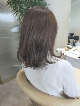 ピシェ ヘア デザイン(Piche hair design) グレージュ×セミロング