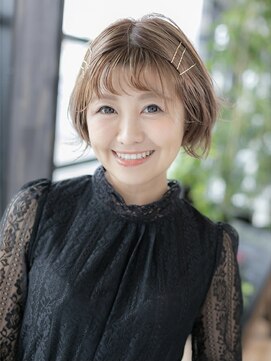 ヘアーショップ エヌアンドエー 越谷店(hair shop N&A) シースルー前髪×ボブショート×愛されショート☆