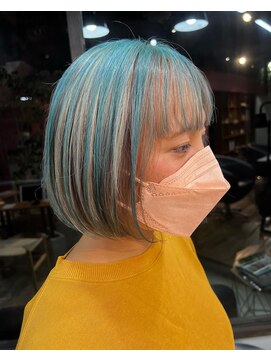 ノア(noa.) #アンブレラカラーで作る個性派ボブ