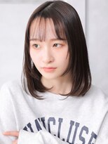 トロン(tronc) 大人可愛い小顔美髪ツヤ髪ふんわりカール薄めバングA2