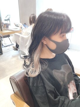 エイト 横須賀中央店(EIGHT) インナーカラー×ホワイトアッシュ