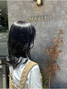 マーレ(MARLE./) 透明感カラー/ブルーブラック