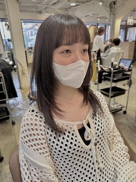 サンバイセライロ 千葉(SAN. by celilo) レイヤーカット/フルバング/グレージュ