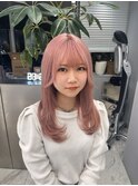 黒髪/グレーベージュ/ハイトーン/ブリーチ/渋谷