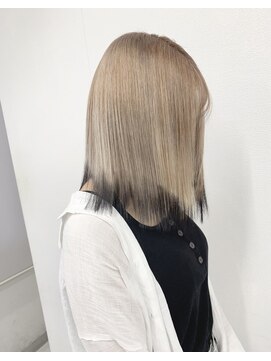 アオアクア バイ グルグル 小岩店(ao akua by GULGUL) インナーグレージュ　ミルクティーカラー×ブラック　小岩