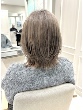 ハイストリートヘア(High street Hair) くびれボブ/ミルクティーグレージュ