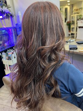 ウエスト オーランド(WEST O LAND) ピンク白髪ぼかしハイライト