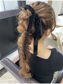 あみ下ろしポニー