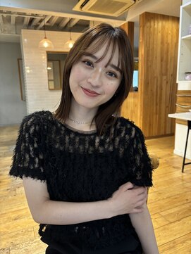 ガーランド (Garland) 切りっぱなしボブ/顔周りレイヤー/前髪/原宿神宮前