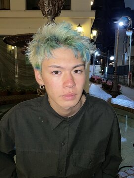 オーシャントーキョー サニー 原宿(OCEAN TOKYO Sunny) ベリーショートスパイキーショートハイトーンカラーアースカラー