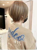 福山市美容師求人スタッフ募集ハイライト立体感ベージュカラー