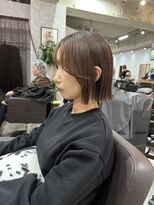 シールドヘアー 沖縄 新都心(C'LD Hair)&nbsp;ぱつっとボブ/小顔ボブ/切りっぱなしボブ/ヘイリーボブ/ボブ