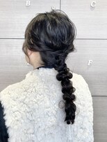 ルシア(LUCIA) 編みおろし/ヘアアレンジ/結婚式ヘア/