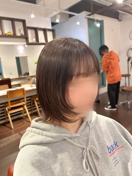 モップス 金沢文庫店(MOPS) くびれウルフ「ブリーチ/ダブルカラー/髪質改善/金沢文庫駅」
