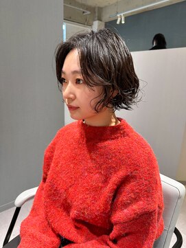 アム(amu) くせ毛風パーマ/ボブレイヤー/ボブパーマ/ミニボブ/パーマヘア