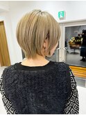 大人ショートボブ丸みショートカットマッシュショート北千住
