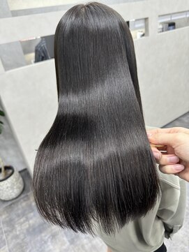 オズ 安積店(OZ) 安積髪質改善トリートメント顔周りレイヤーカットベージュカラー