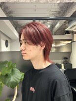 ノブレス ノアール(NOBLESSE NOIR)&nbsp;センターパート　メンズウルフカット