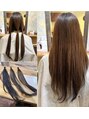 リアン アオヤマ(Liun Aoyama) バッサリ切った髪をヘアドネーション用に束ねてお渡しもできます