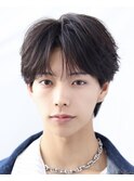 微分け毛流れセンターパート