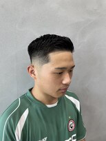 ドッグス 柏(Dawgs)&nbsp;フェザーパーマ　サーフカール　刈り上げセンターパート