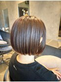 切りっぱなしボブ