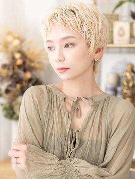 カバーヘアアンドスパ ブリス 浦和(COVER HAIR&SPA bliss) フレンチカジュアルマッシュショートパーマa浦和10代20代30代