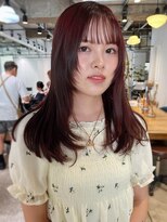 キャロルガーデンズ ボコカ 表参道(Carroll Gardens bococa) 【kacho】チェリーレッド レイヤーカット