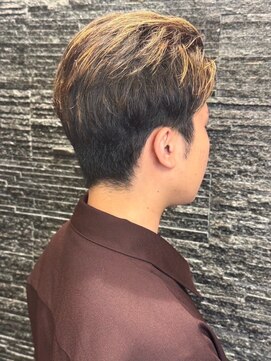 ヒロギンザ 青山店(HIRO GINZA) 大人ハイライト×束感アップバング