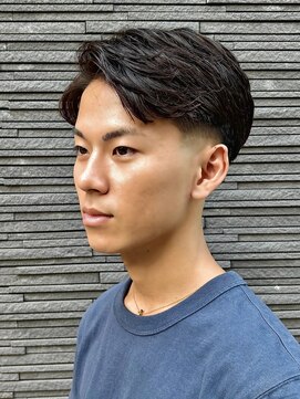 canvas. 川崎 men's メンズ/ハイトーン/ブリーチ フェードカット