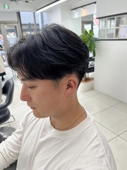 ユニークノベル 中央林間(unique novel)の写真/メンズのお客様も多い実力派サロン◎再現性の高いカットやニュアンスパーマ、縮毛矯正が人気♪