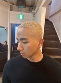 MEN’S HAIR/サーフカール/刈り上げセンターパート/心斎橋