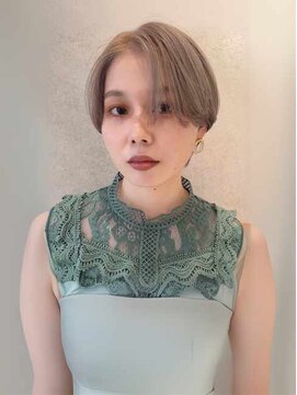 バサ 花小金井店(BASSA) グレージュブリーチショートダブルカラーぬきっぱなしハンサム