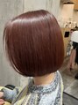 ディーエックス ウエスト(Dxxxx WEST)&nbsp;まとまるボブ×レッドカラー!