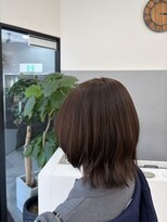 アヴァンス 広島本通店(AVANCE.)&nbsp;着物ヘア/ダークアッシュ/ミディアムレイヤーカット/広島