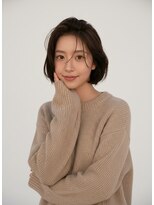 クラメールパリ 福岡(Kraemer Paris)&nbsp;福岡/天神/大名/顔周りレイヤー/ケアブリーチ/ボブ/ベージュ