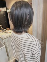 キャアリー(Caary) 福山美容室caaryレイヤーミディアムくびれボブ髪質改善20代30代